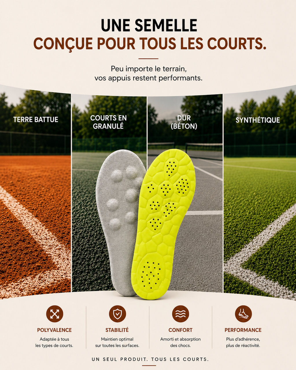 Semelles Tennis Norvea